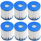 WuYan Lot de 6 filtres de rechange pour Intex, piscine 28601/28602 pour ensemble Intex Type H 29007E - Pour piscines hors sol et