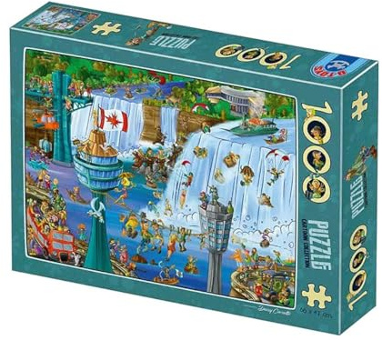 D-Toys Puzzle Original Designs - Cartoon Niagara Falls 1000 Pieces