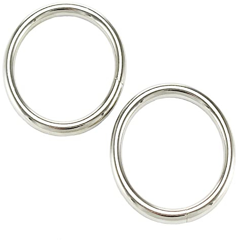 10 Rundringe 60 x 6mm O-Ring Stahl Vernickelt Eisenring Stahlring