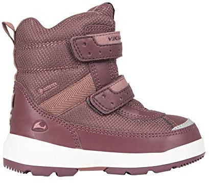 Viking Play Reflex Warm GTX 2V Walking Shoe, Grape/Antique Rose, 25 EU