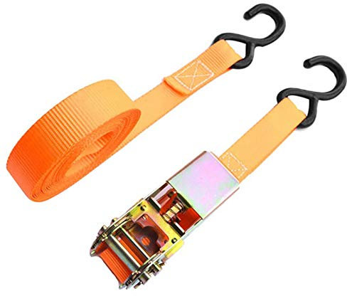 Yajimsa Spanngurte mit Ratsche - 1000 lb Sichere Arbeitslast Ladungssicherungen | Frachtgurte für Camping, Jagd, Umzug in einem LKW, Anhänger, Dachgepäckträger