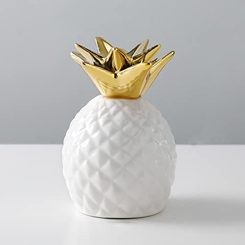 Sparschwein aus Keramik,Ananas-Figur Münzdose Spardose,Kinder Erwachsene Sparschwein,kreative Ananas Dosen Dekorative,Geld Sparen Dosen Kinder Geburtstagsgeschenk für Hauptdekorationen