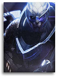 DEVplus Mass Effect Poster Erzengel Klein Leinwanddruck Canvas Print 28 x 38 cm