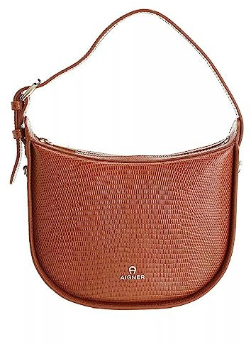 Aigner Umhängetasche Ivy Lizard S, Cognac Brown