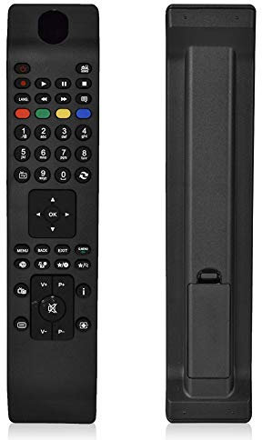 Cyllde Mando A Distancia de TV, Distancia de Mando A Distancia de 8 Metros, Diseño Compacto, Mando A Distancia, 2 Pilas AAA, Apto para Vestel RC4800, Dimensiones 9,3 X 1,9 X 0,8 Pulgadas