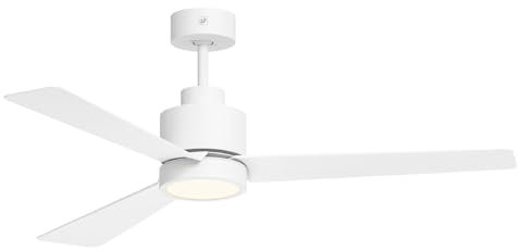 Ventilador de Techo S&P HTD130 DC WHITE Blanco 40 W Ø 130 cm