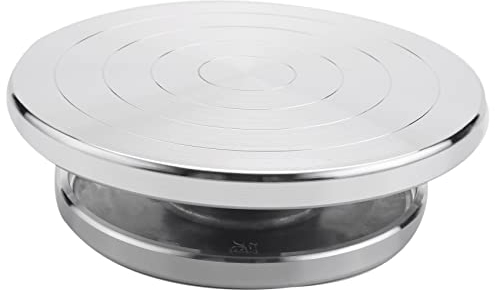 Sujhyrty 12/15cm doble cara uso aleación de aluminio placa giratoria para cerámica arcilla escultura plataforma cerámica rueda herramientas giratorias