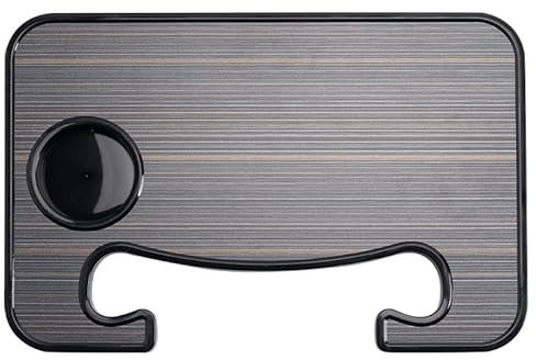 JUZELY Auto Lenkrad Schreibtisch für Mini Counry Man F60, Tragbare multifunktionale Auto-Lenkrad-Tablett, Lenkrad Computer Tisch Essen Lenkrad Schreibtisch mit Becherhalter,B