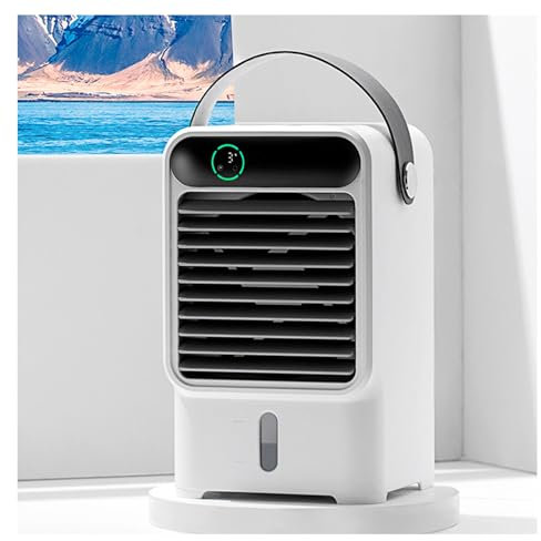 Condizionatore Portatile Usb Regolabile E Temporizzata Rinfrescatore Ad Acqua Robusto E Durevole Condizionatori Portatili Senza Tubo Per Camera Da Letto,Home Office,Uso Esterno
