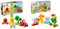 LEGO DUPLO My First Obst- und Gemüse-Traktor, Geschenk Spielzeug zum Basteln & DUPLO Tierzug, Zug-Spielzeug mit Rädern, kreative Tierfiguren zum Bauen und Umbauen