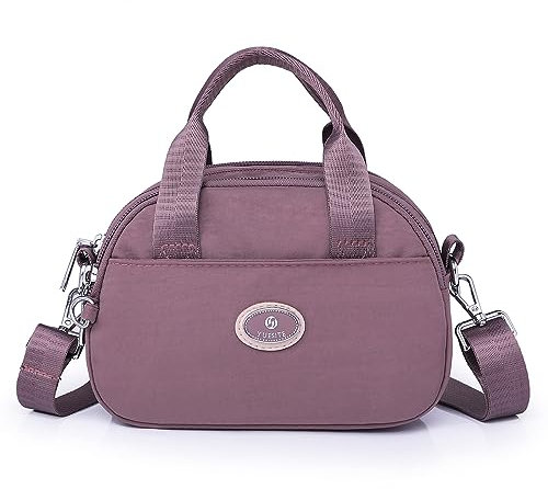 Travistar Umhängetasche Damen Klein Wasserdicht Nylon Crossbody Bag Kleine Handtasche Schultertasche mit 5 Fächern Verstellbarer Schultergurt Freizeit Tasche damen für Einkaufen, Reisen