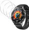 Yenwen Vetro Temperato per Huawei Watch GT 5 (46MM) Protezione, 4 Pezzi Pellicola Protettiva 9H Durezza Anti-Graffio Temperato Schermo per Huawei Watch GT5 46MM, Senza Bolle Trasparente