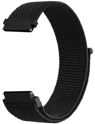 YLK Nylon Correa Compatible para Xiaomi Redmi Watch 3 Active, Correas de Pulsera de Silicona Suave para Redmi Watch 3 Active (Negro)