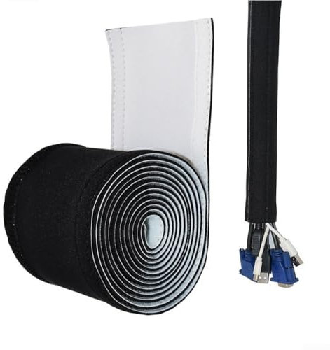 Manchon de gestion de câbles en néoprène flexible et organiseur (100 cm)