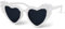 BETESSIN Occhiali Donna Forma Cuore con Perla Occhiali Sposa Gadget Addio al Nubialto Matrimonio Nozze Compelanno Decorativi Festa