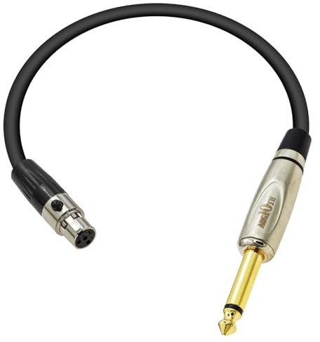 Augioth Cavo per strumenti TA4F a 1/4 TS da 61 cm, 75 cm