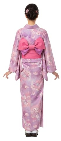 Ceinture japonaise traditionnelle pour kimono Obi avec nœud pré-noué pour robe Yukata