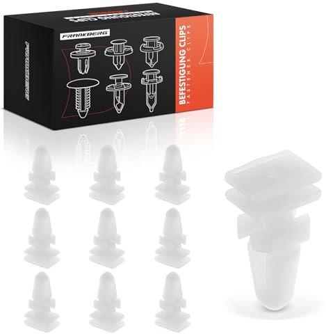 Frankberg 10x Befestigungsclips Zierleiste Türschwelle Kompatibel mit 3er E36 E46 3er Touring E36 E46 5er E34 E39 7er E32 E38 E65 E66 E67 X3 E83 Replace# 51478234047