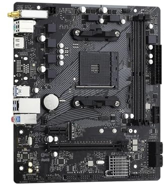motherboard Fit For ASRock A520M/AC Motherboard Support Ryzen 5 5600 5600G R7 5700X3D CPU AM4 Socket DDR4 4733MHz+(OC) 64GB NVME M.2 PCI-E 3.0