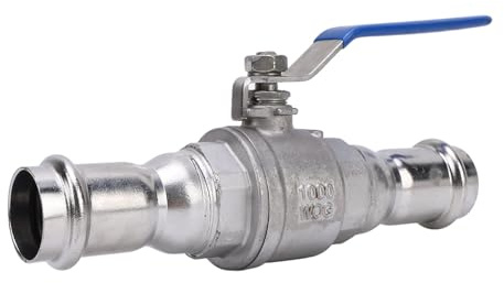 YWBL-WH Kugelhahn aus Edelstahl 304, DN25, 1 Zoll, Kompressionsrohrverschraubung, 1000 Psi, für Wasser, Öl, Gas, Automobilindustrie und Industrielle Anwendungen