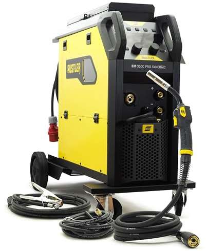 Rustler 350C PRO Synergic MIG/MAG Inverter Saldatrice 350 A 400 V – Professionale multifunzione con gas di protezione, filo di riempimento senza gas, saldatura a elettrodi MMAG, controllo sinergico e