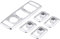 Fensterschalterabdeckung Trim, Abdeckung der Fensterschaltertaste, Autofensterschalter Tastenabdeckung für A B C (W204) E (W212) GLA GLK GL GLE-Klasse
