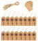 Ghopy 50Pack Vintage Skeleton Key Bottle Opener with Kraft Tag Card Party Rustic Decoration