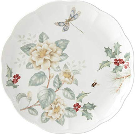 Lenox Butterfly Meadow Jasmine Dinner Plate, 1.59 LB, Red