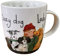 Alex Clark Crazy Dog Lady Mug - Canine - for Her - Original Artwork - Cup for Dog Lovers - Gift Ideas - Perfect for Coffee & Tea - Vegan Friendly - Designed in The UK...