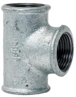 Tee ridotta zincata 11/2 x 1