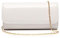 Clutch, Clutch, aus Lackleder, glänzend, für Abendveranstaltungen, Weiß-2, Small