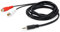 CABLE AUDIO MINI JACK 3.5MM MACHO a 2 RCA HEMBRA 2.5M