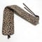 2L Extra Long Body Hot Water Bottle with Velour Pocket Cover 72cm Thermotherapy Belt Warmer (Leopard)