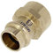 Übergangsstück b-press Innengewinde 15 mm x 3/8 aus Rotguss - Übergangsnippel Rotguss Fittings Kontur V Pressfittinge Kupferfittings I DIOS24®