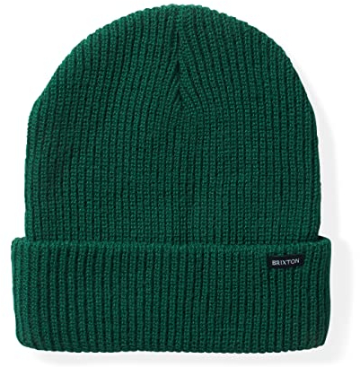 Brixton Unisex Becket Beanie Hat, Hunter Green, One Size