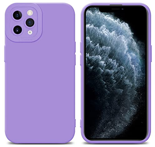 Cadorabo Hülle kompatibel mit Apple iPhone 11 PRO Schutzhülle TPU Silikon Case Liquid Design mit Kameraschutz Slim Kratzfest Weiche Gummi mit Rundumschutz Case Hülle für iPhone 11 PRO in Lila