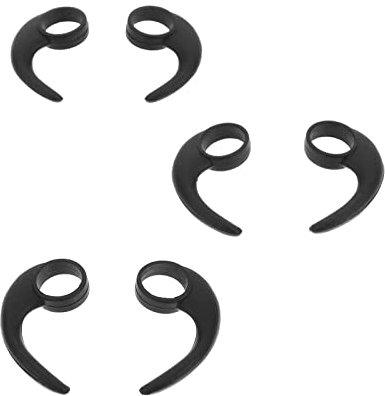 HUIZHILANXIN Ear Hooks for KuGou M1 Earphone Wireless Earbuds Holder Universal Silicone Earbud Clips Anti Drop Earphones Grips for Sports Running Riding(3 Pairs)