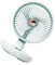 kawehiop Ventilador frío de sobremesa eléctrico, 3 velocidades, portátil, viento fuerte, enfriador de aire, ventiladores de refrigeración de bajo ruido, dormitorio, oficina, dormitorio, Verde