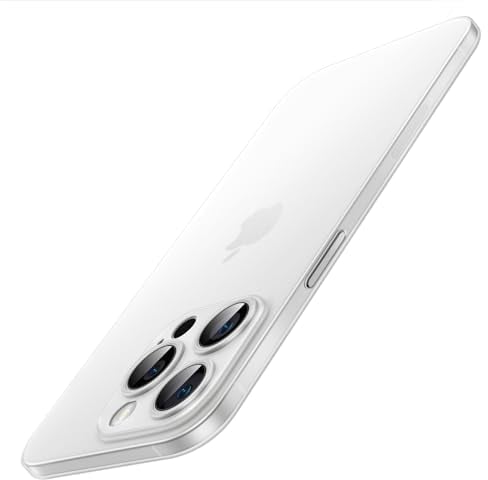 JETech Ultra Dünn Hülle für iPhone 14 Pro 6,1 Zoll, Kameraschutz Eingebaut Schutzhülle, Leichtes Matt Finish PP Harte Minimalistische Handyhülle (Translucent)