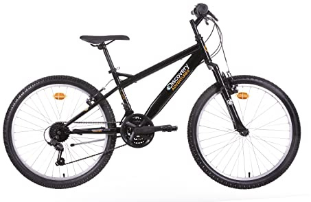 VTT 24'' Fourche Télescopique Discovery Adventures avec 18 Vitesses par poignées tourantes et Freins V-Brake