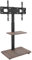XTRARM Delphos Mobiler TV Ständer Rollbar mit Holzfuß, Fernsehständer für 32-70 Zoll Fernseher bis zu 45 kg, Hoehenverstellbar bis ca.130 cm Drehbar ±25° Max.VESA 600x400