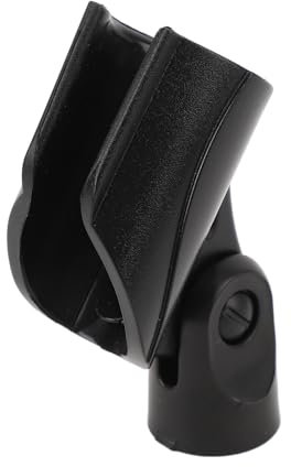 Pince de Microphone sans Fil à Angle Réglable, Support de Montage Anti-choc, Tête de Serrage, Pince en Forme de U pour Micro de 25 à 30 Mm de Diamètre