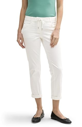 TOM TAILOR Damen Tapered Relaxed Hose mit Kordelzug