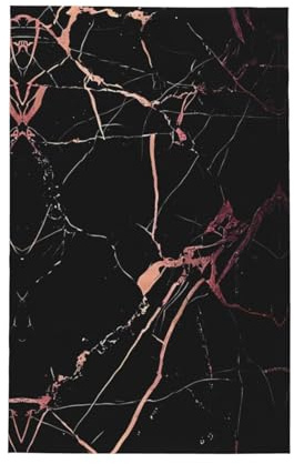 SamLng Black Rose Gold Marble Waffle Kitchen Towel – Absorbent Dishcloths for Household Chores – Ideal for Kitchen, Bathroom, and Tea