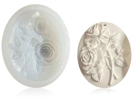 Xilingchen Rose Flower Silicone Mould,Aromatherapy Candle Moulds,3D Epoxy Resin Molds,Silicone Soap Making Moulds,DIY Craft,Party Decoration