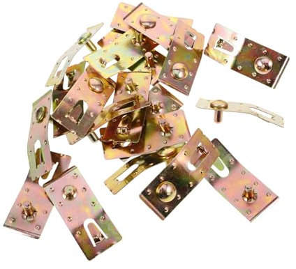 DOITOOL Lot De 20 Boulons De Sécurité Pour Rayonnages À Palettes Petits Boulons À Clip De Sécurité Goupilles Universelles Pour Rayonnages À Palettes