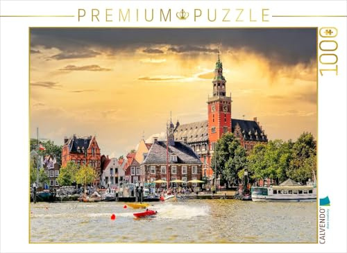 CALVENDO Puzzle Ostfriesland, Leer | 1000 Teile Lege-Größe 64 x 48 cm Foto-Puzzle für glückliche Stunden