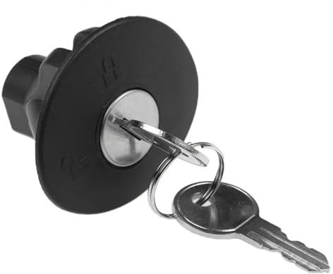 Abschließbarer Tankdeckel Kompatibel Mit Ford Für Fiesta 2011–2017 Für Flex 2009–2017 Für Focus 2012–2017 8U5Z9C268B Kraftstofftank-Einfülldeckel Verriegelbarer Kraftstofftankdeckel