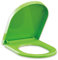 Abattant de WC idéal standard à fermeture douce avec dégagement rapide pour un nettoyage facile - Siège de toilette - Fixation supérieure - Abattant WC en forme de D - Vert - Taille :