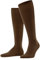 FALKE Herren Kniestrümpfe Airport M Kh Wolle Baumwolle lang einfarbig 1 Paar, Braun Tawny 5124, 47-48